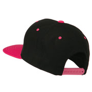 Number 1 Embroidered Classic Two Tone Snapback Cap