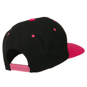 Number 1 Embroidered Classic Two Tone Snapback Cap