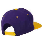 Number 1 Embroidered Classic Two Tone Snapback Cap