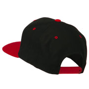 Number 1 Embroidered Classic Two Tone Snapback Cap