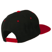 Number 1 Embroidered Classic Two Tone Snapback Cap