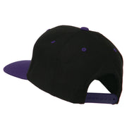 Number 1 Embroidered Classic Two Tone Snapback Cap