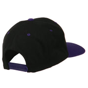 Number 1 Embroidered Classic Two Tone Snapback Cap