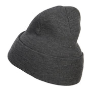 If The Broom Fits Embroidered Long Beanie