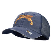 U.S. Army Military Police Insignia Embroidered Low Profile Special Cotton Mesh Cap - Navy OSFM