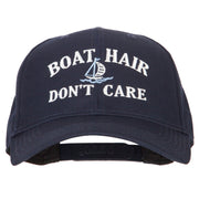 Boat Hair Don't Care Embroidered Solid Cotton Pro Cap