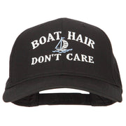 Boat Hair Don't Care Embroidered Solid Cotton Pro Cap