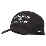 Boat Hair Don't Care Embroidered Solid Cotton Pro Cap