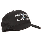 Boat Hair Don't Care Embroidered Solid Cotton Pro Cap