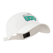 Halloween Ghost Boo Embroidered Cap