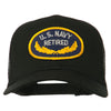 US Navy Retired Emblem Patched Mesh Cap