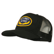 US Navy Retired Emblem Patched Mesh Cap