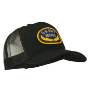 US Navy Retired Emblem Patched Mesh Cap