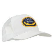 US Navy Retired Emblem Patched Mesh Cap