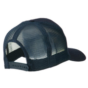 US Navy Retired Emblem Patched Mesh Cap