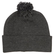 Pom Acrylic Cuff Long Beanie