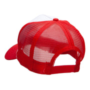 5 Panel High Profile Poly Cotton Twill Mesh Trucker Cap