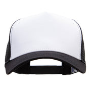 5 Panel High Profile Poly Cotton Twill Mesh Trucker Cap