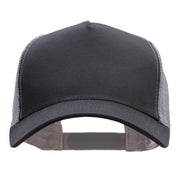 5 Panel High Profile Poly Cotton Twill Mesh Trucker Cap