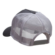 5 Panel High Profile Poly Cotton Twill Mesh Trucker Cap