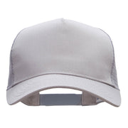 5 Panel High Profile Poly Cotton Twill Mesh Trucker Cap