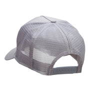 5 Panel High Profile Poly Cotton Twill Mesh Trucker Cap