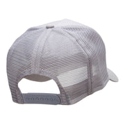 5 Panel High Profile Poly Cotton Twill Mesh Trucker Cap