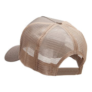 5 Panel High Profile Poly Cotton Twill Mesh Trucker Cap