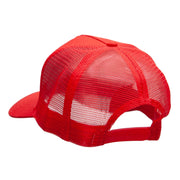 5 Panel High Profile Poly Cotton Twill Mesh Trucker Cap