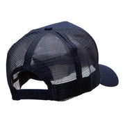 5 Panel High Profile Poly Cotton Twill Mesh Trucker Cap