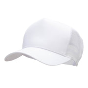 5 Panel High Profile Poly Cotton Twill Mesh Trucker Cap