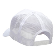 5 Panel High Profile Poly Cotton Twill Mesh Trucker Cap