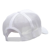 5 Panel High Profile Poly Cotton Twill Mesh Trucker Cap