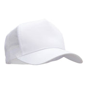 5 Panel High Profile Poly Cotton Twill Mesh Trucker Cap