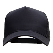 5 Panel High Profile Poly Cotton Twill Mesh Trucker Cap