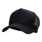 5 Panel High Profile Poly Cotton Twill Mesh Trucker Cap