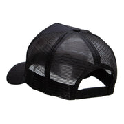 5 Panel High Profile Poly Cotton Twill Mesh Trucker Cap