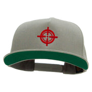 Crosshair Embroidered Wool Blend Prostyle Snapback