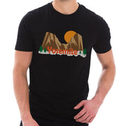 Yosemite Mountains Graphic Design Deluxe Jersey T-Shirt