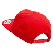 Witch Embroidered Wool Blend Prostyle Snapback - Red OSFM