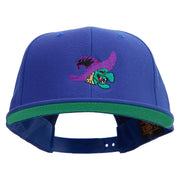 Witch Embroidered Wool Blend Prostyle Snapback - Royal OSFM