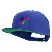 Witch Embroidered Wool Blend Prostyle Snapback - Royal OSFM