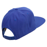 Witch Embroidered Wool Blend Prostyle Snapback - Royal OSFM