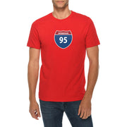 Interstate Highway 95 Graphic Design Deluxe Jersey T-Shirt