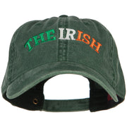 Wording of The Irish Embroidered Washed Cotton Cap