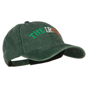 Wording of The Irish Embroidered Washed Cotton Cap