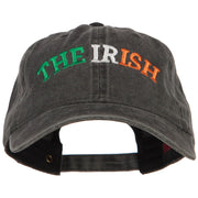 Wording of The Irish Embroidered Washed Cotton Cap