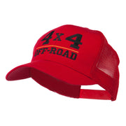 4 x 4 Off Road Embroidered Mesh Back Cap