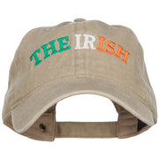 Wording of The Irish Embroidered Washed Cotton Cap