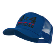 4 x 4 Off Road Embroidered Mesh Back Cap